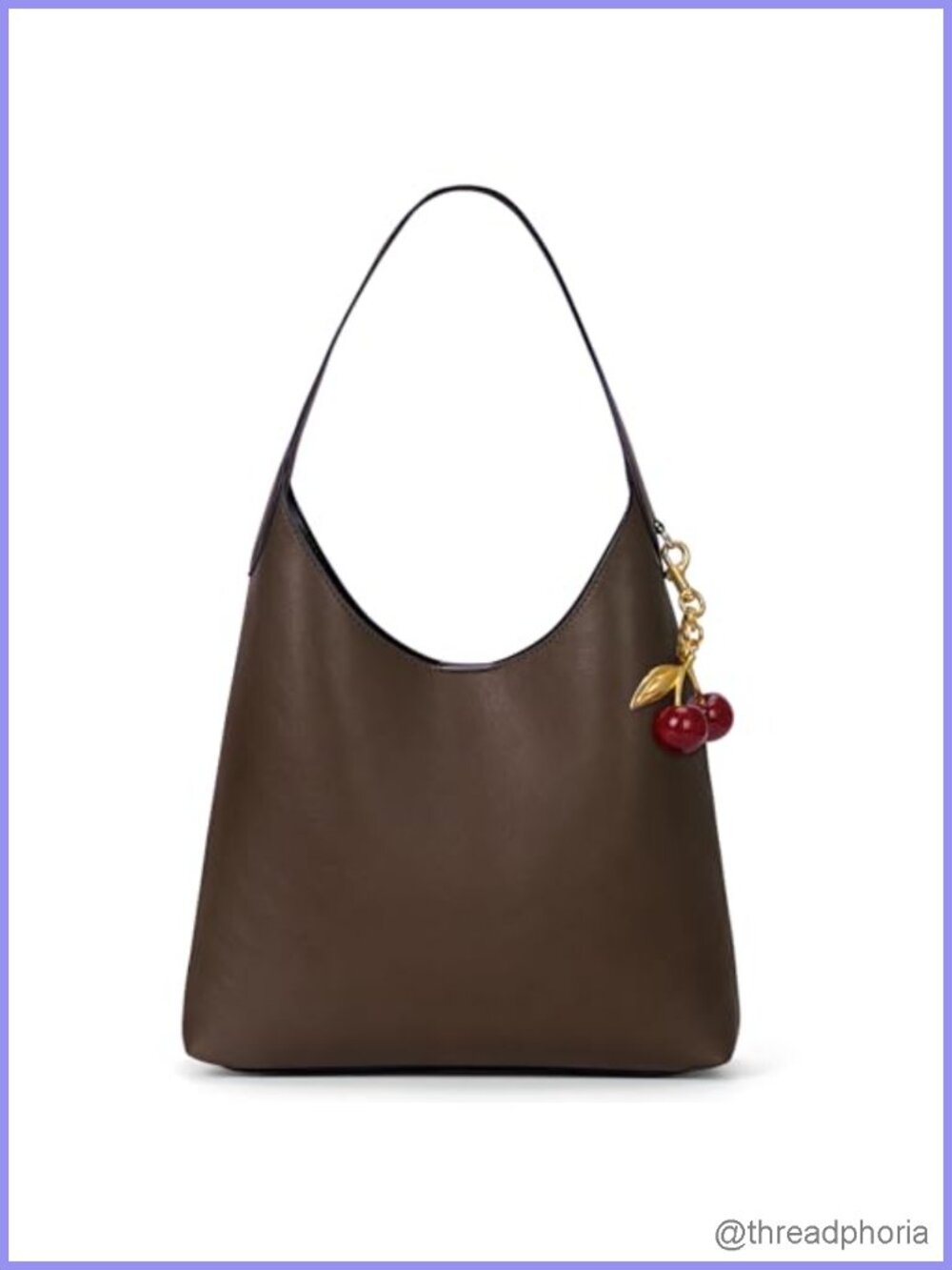 Vegan Leather Hobo Bag Medium Slouchy Shoulder Tote Handbag